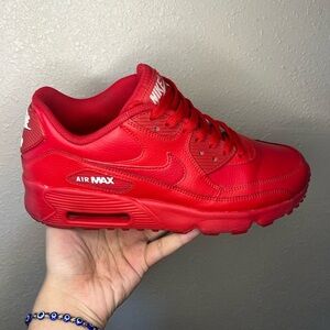Nike Red Air Max 90s. Size 6y